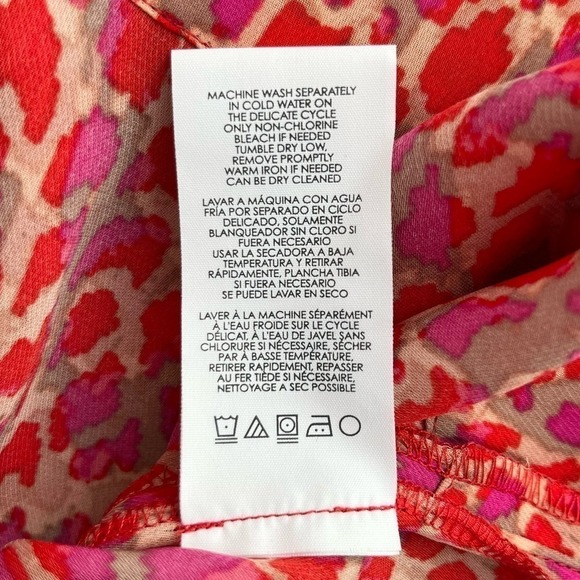 Cabi Heartbreaker Sleeveless Blouse Top in Red Pink, Size Small - Picture 10 of 10